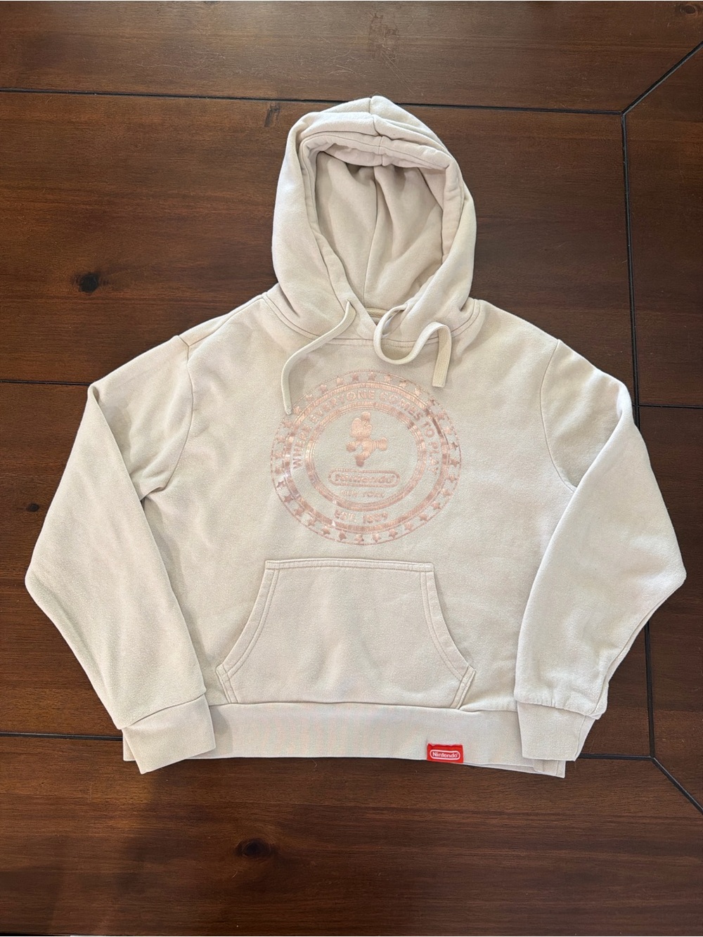 Nintendo New York Exclusive Super Mario Hoodie Official Seal